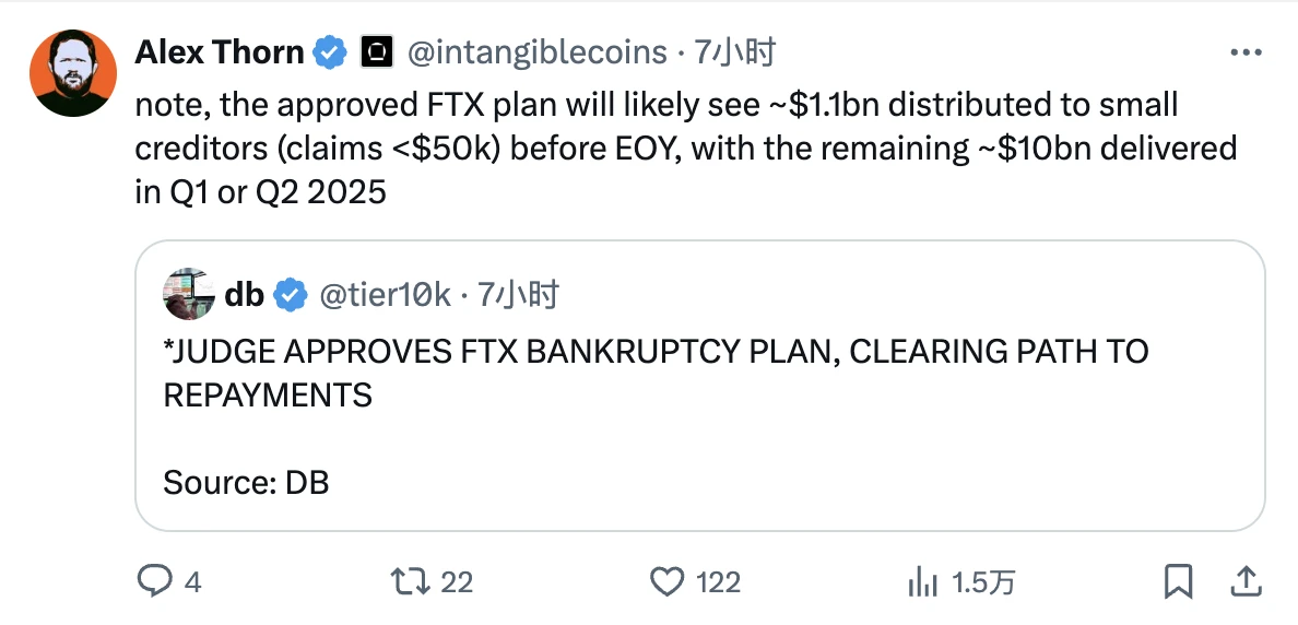 百亿美金重回市场?十问十答厘清关于FTX赔付的关键信息